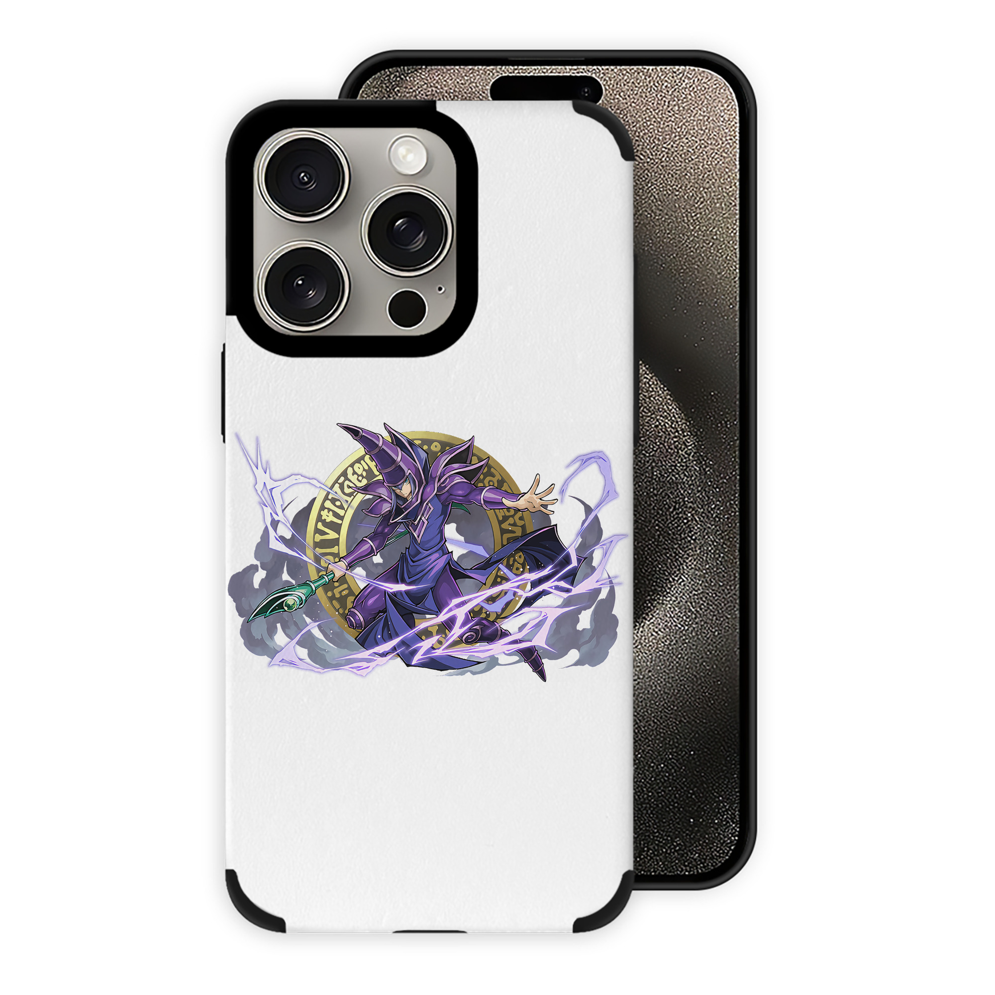 遊☆戯☆王 Yu-Gi-Oh! 【iPhone15ProMax対応】 PUレザー スマホケース 耐衝撃＆黄変防止