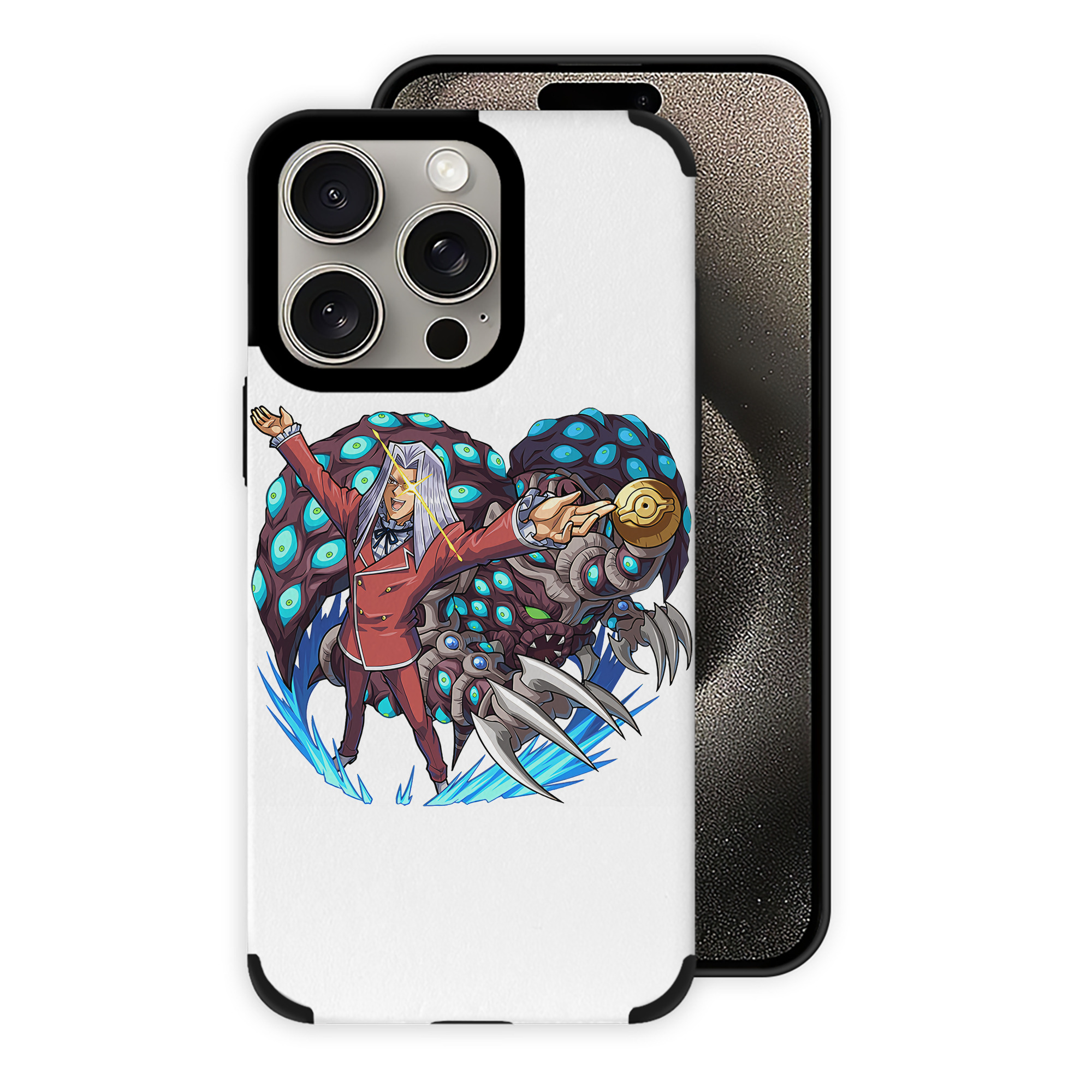 遊☆戯☆王 Yu-Gi-Oh! 【iPhone15ProMax対応】 PUレザー スマホケース 耐衝撃＆黄変防止