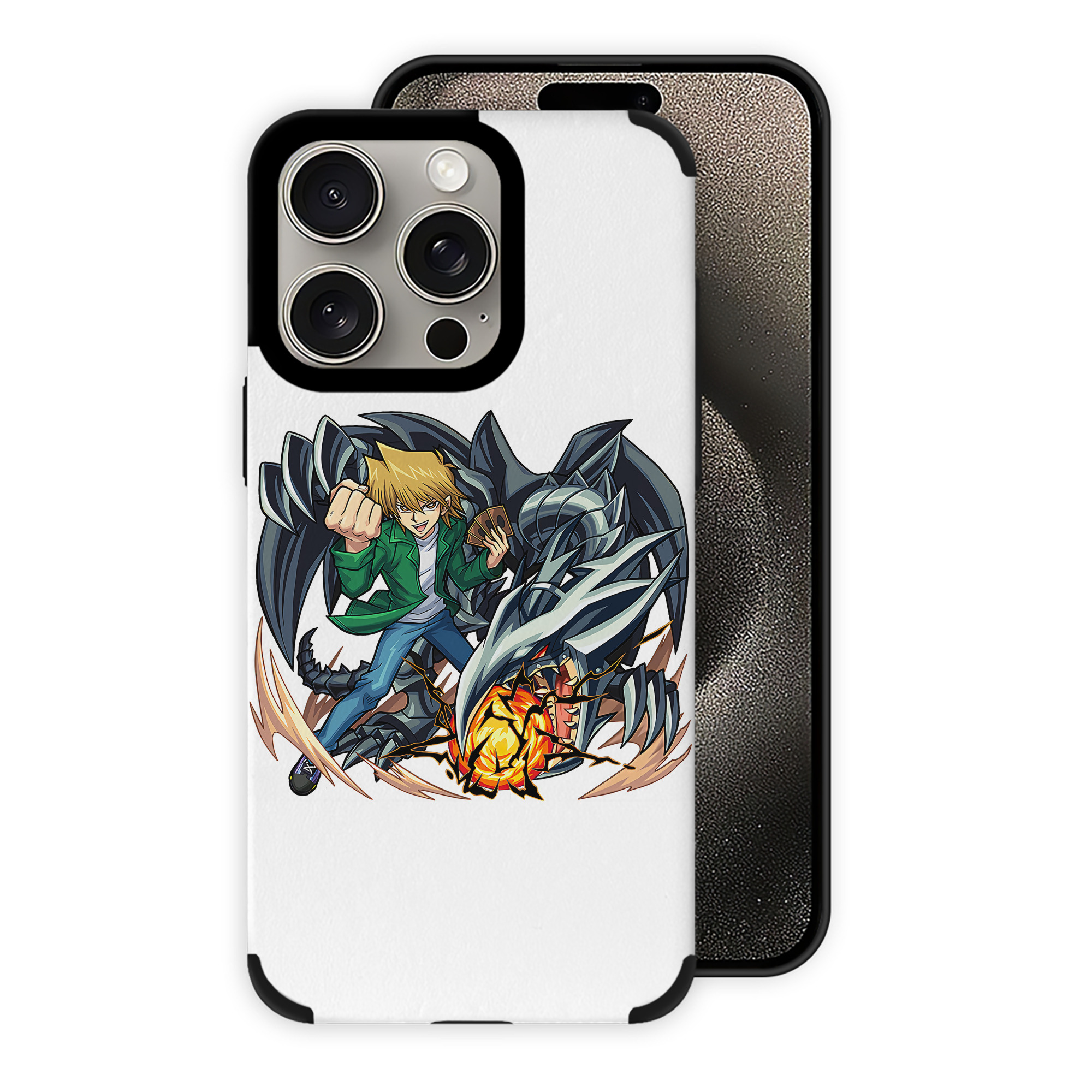 遊☆戯☆王 Yu-Gi-Oh! 【iPhone15ProMax対応】 PUレザー スマホケース 耐衝撃＆黄変防止