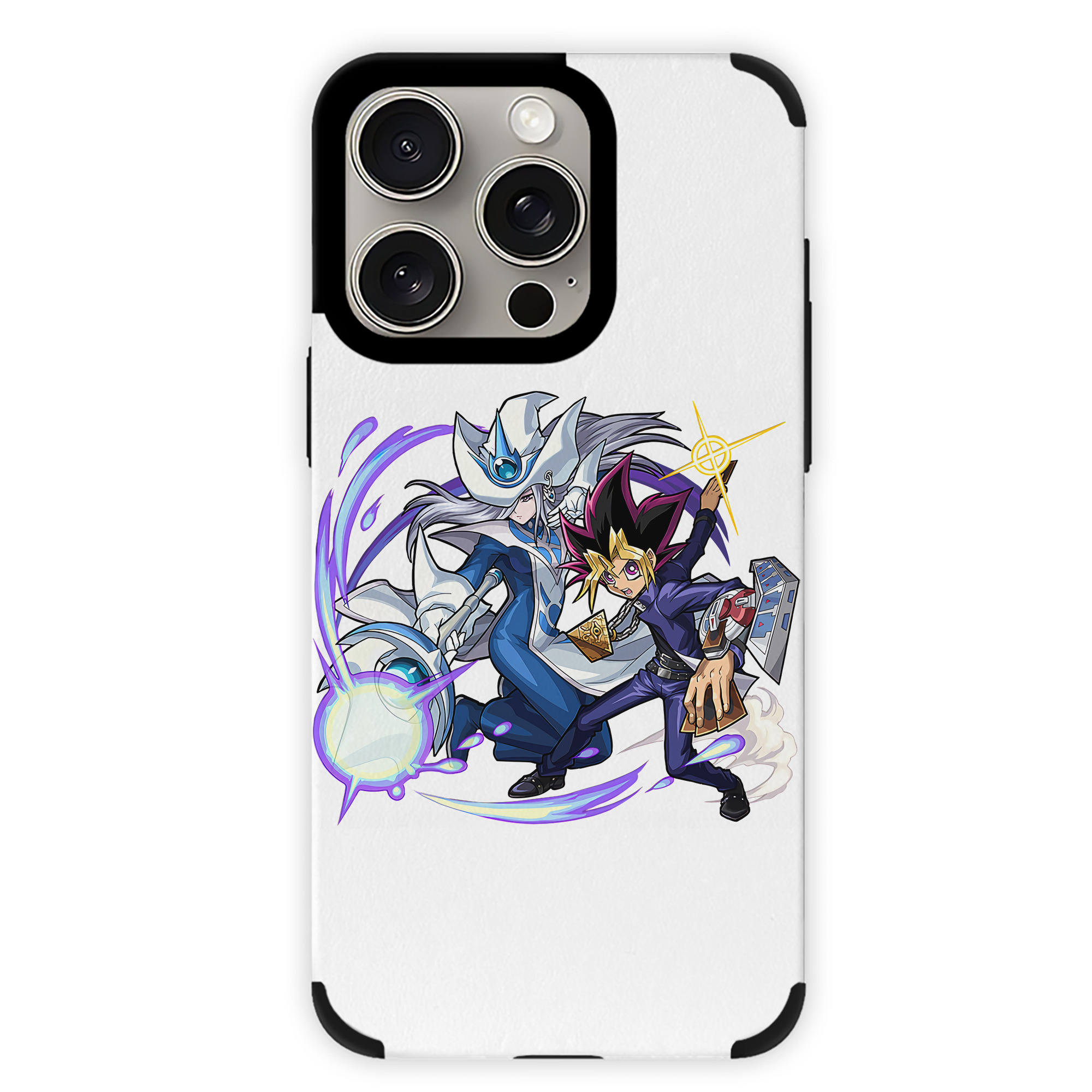 （画像用） 遊☆戯☆王 Yu-Gi-Oh! 【iPhone15ProMax対応】 PUレザー スマホケース 耐衝撃＆黄変防止