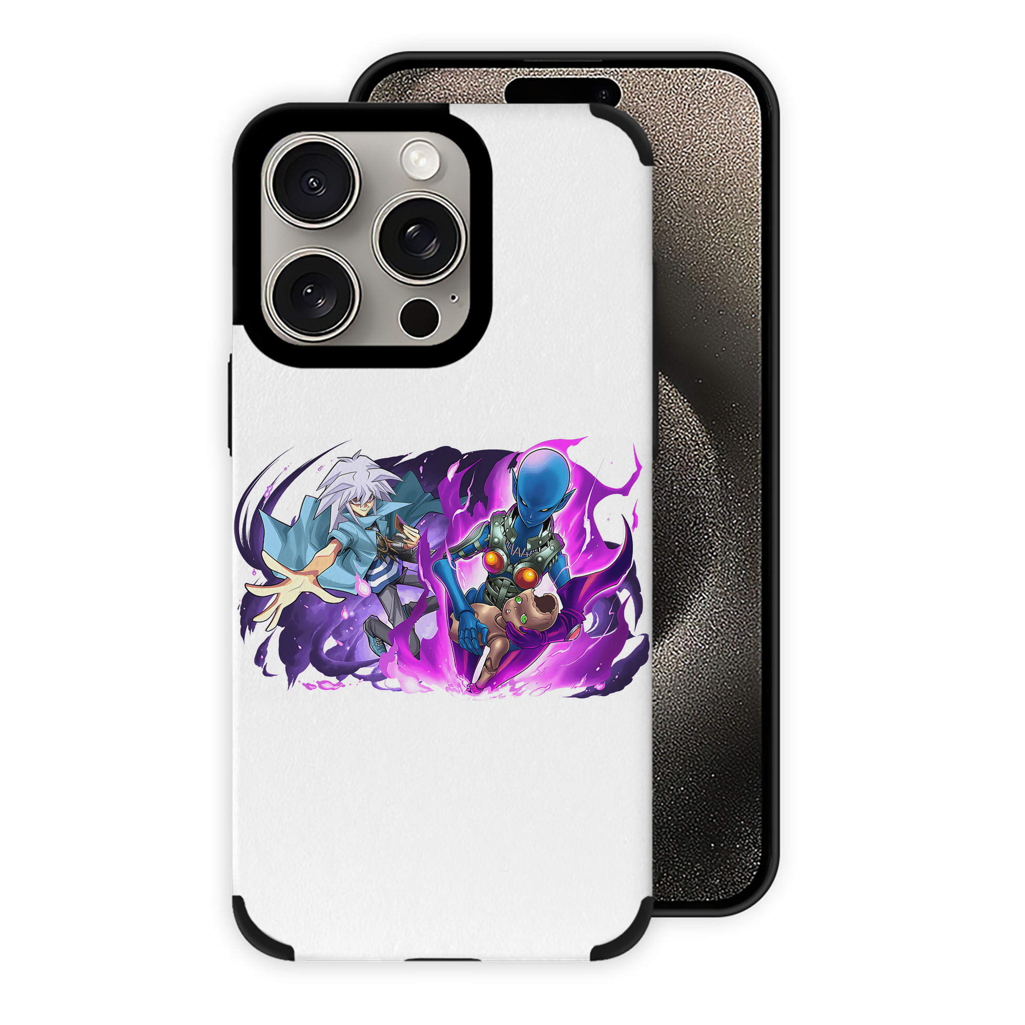 遊☆戯☆王 Yu-Gi-Oh! 【iPhone15ProMax対応】 PUレザー スマホケース 耐衝撃＆黄変防止