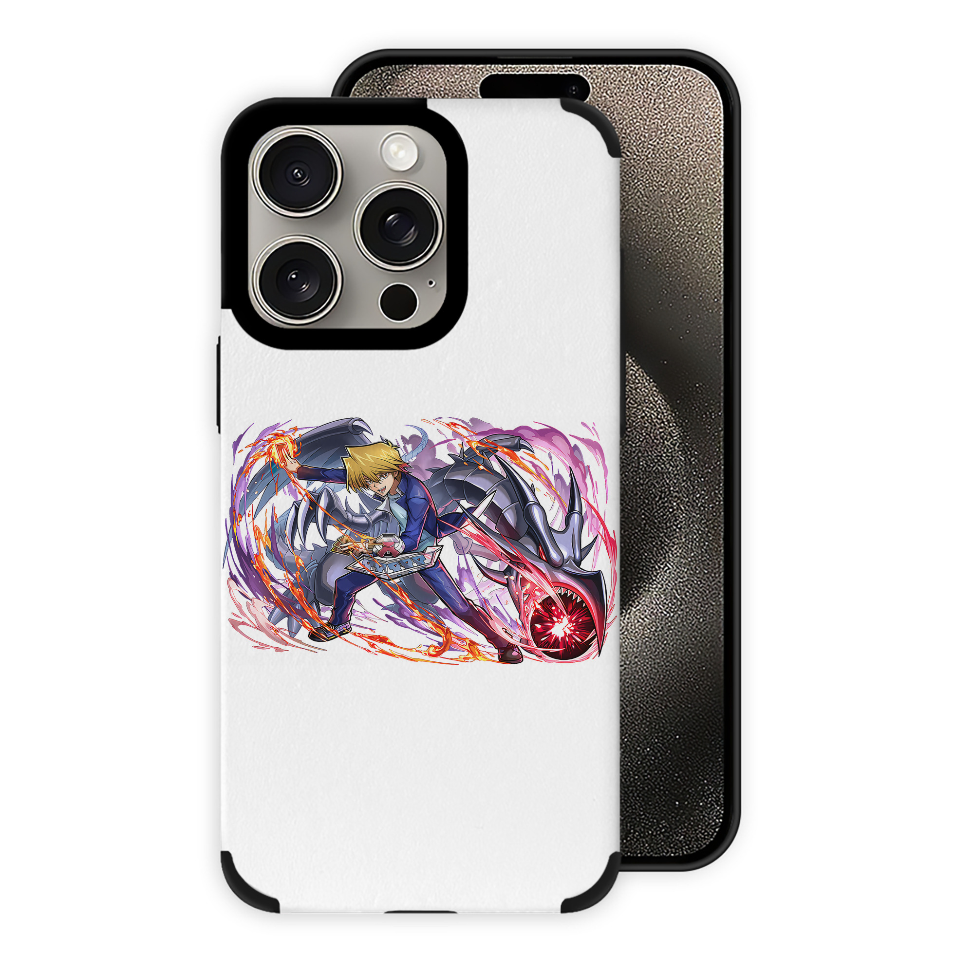 （画像用） 遊☆戯☆王 Yu-Gi-Oh! 【iPhone15ProMax対応】 PUレザー スマホケース 耐衝撃＆黄変防止