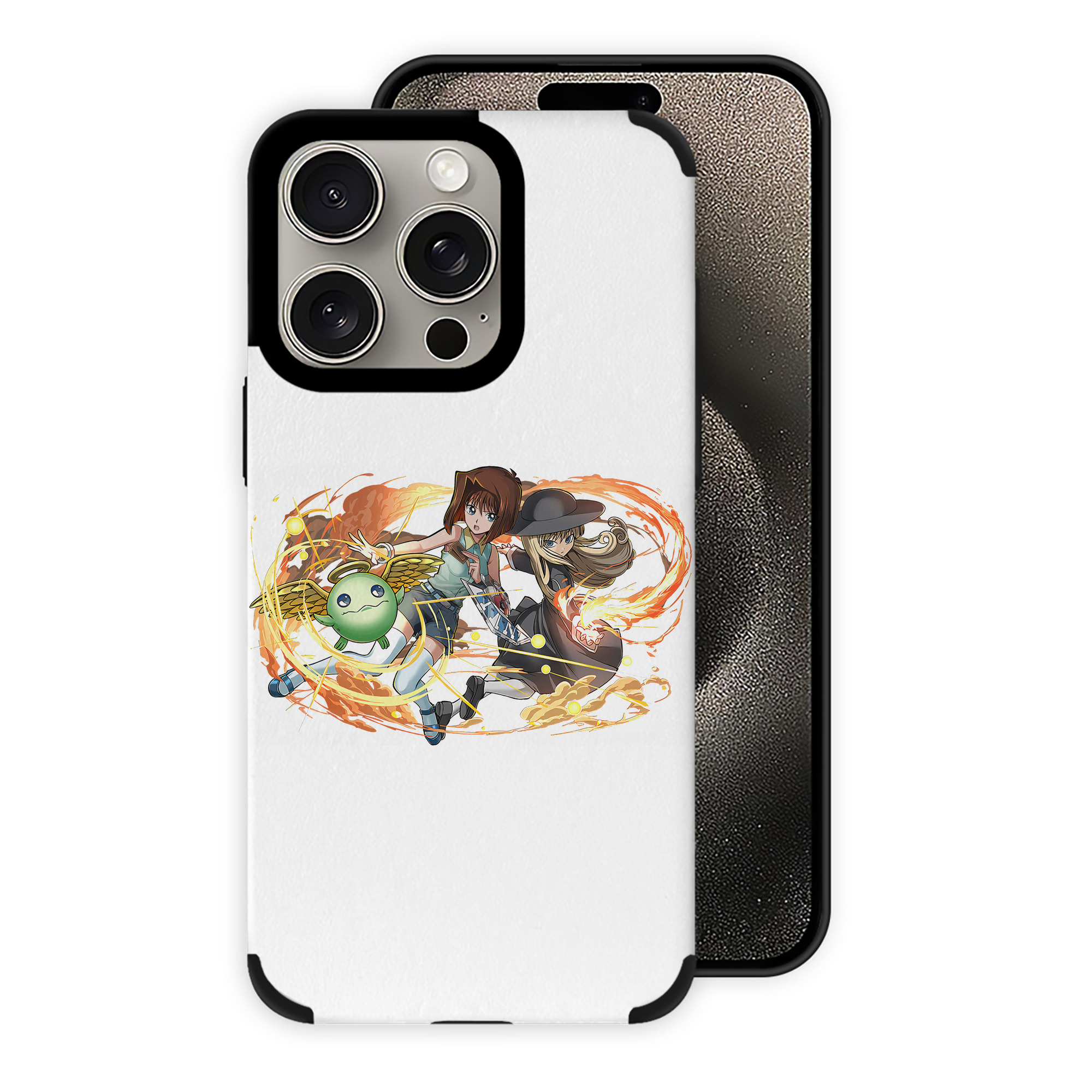 （画像用） 遊☆戯☆王 Yu-Gi-Oh! 【iPhone15ProMax対応】 PUレザー スマホケース 耐衝撃＆黄変防止