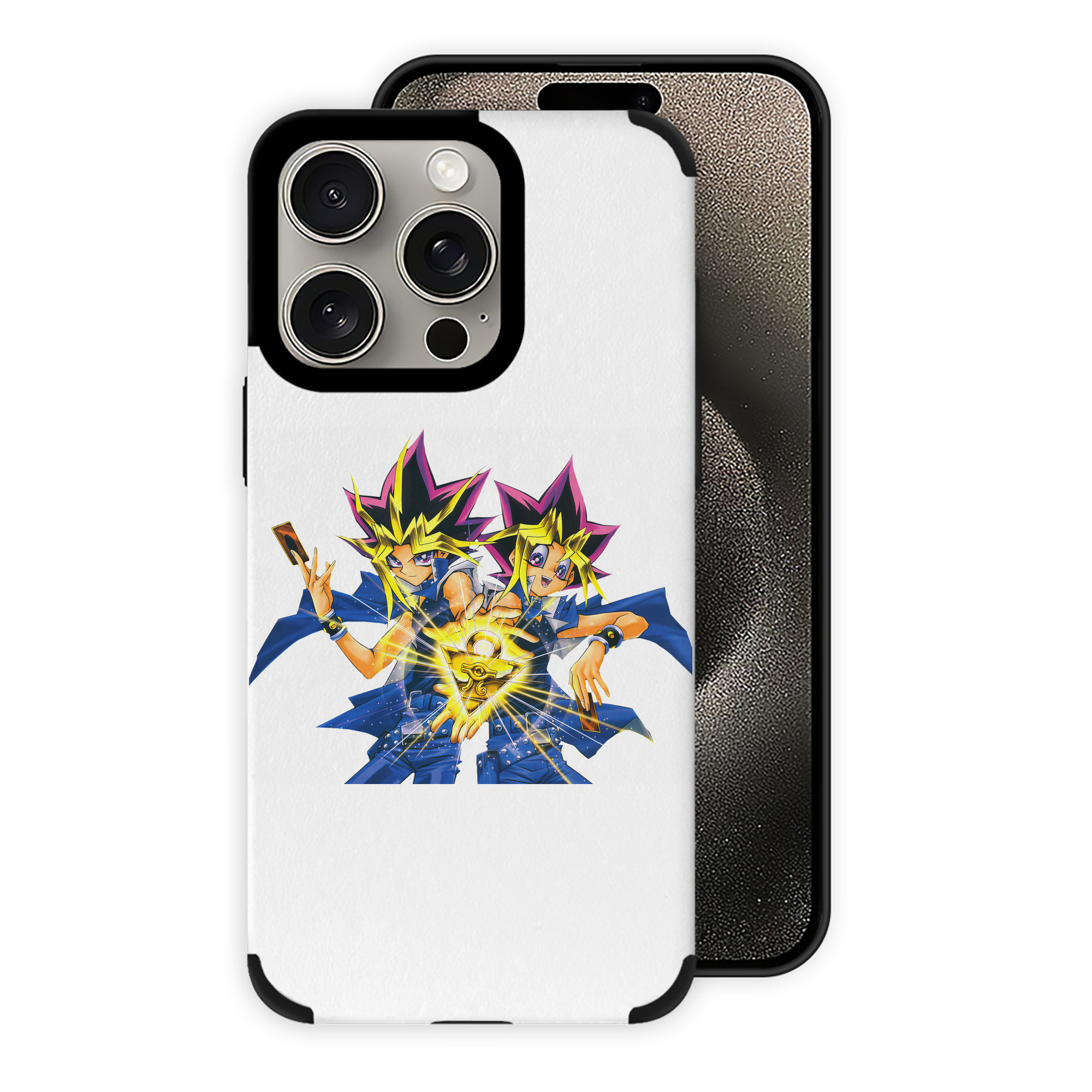 （画像用） 遊☆戯☆王 Yu-Gi-Oh! 【iPhone15ProMax対応】 PUレザー スマホケース 耐衝撃＆黄変防止
