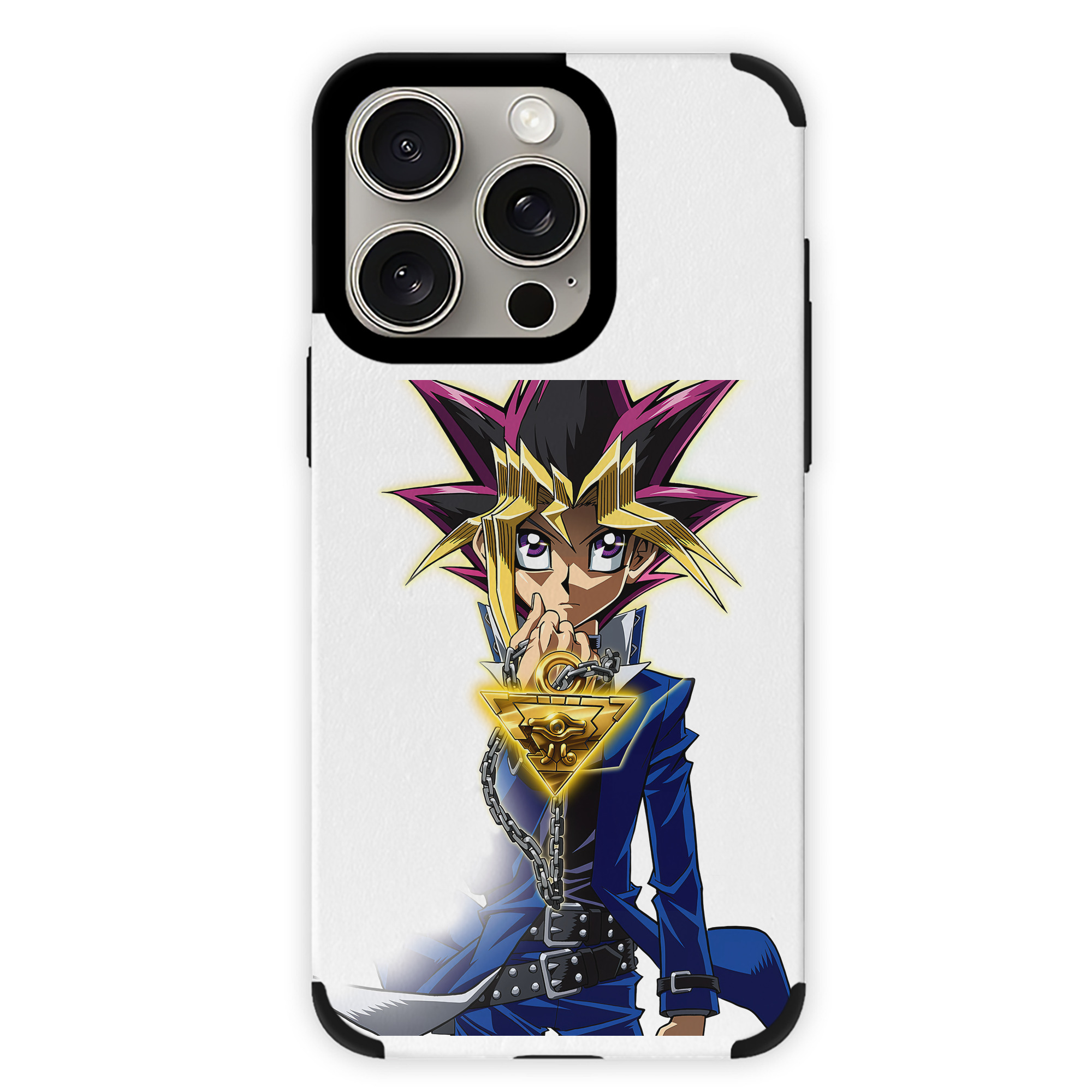 遊☆戯☆王 Yu-Gi-Oh! 【iPhone15ProMax対応】 PUレザー スマホケース 耐衝撃＆黄変防止