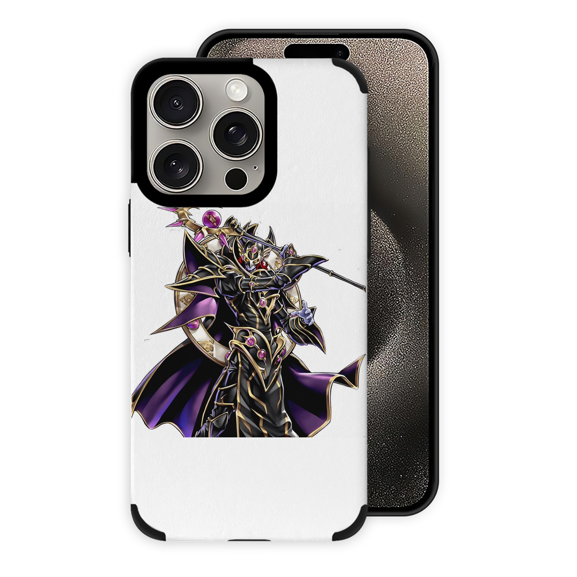 （画像用） 遊☆戯☆王 Yu-Gi-Oh! 【iPhone15ProMax対応】 PUレザー スマホケース 耐衝撃＆黄変防止