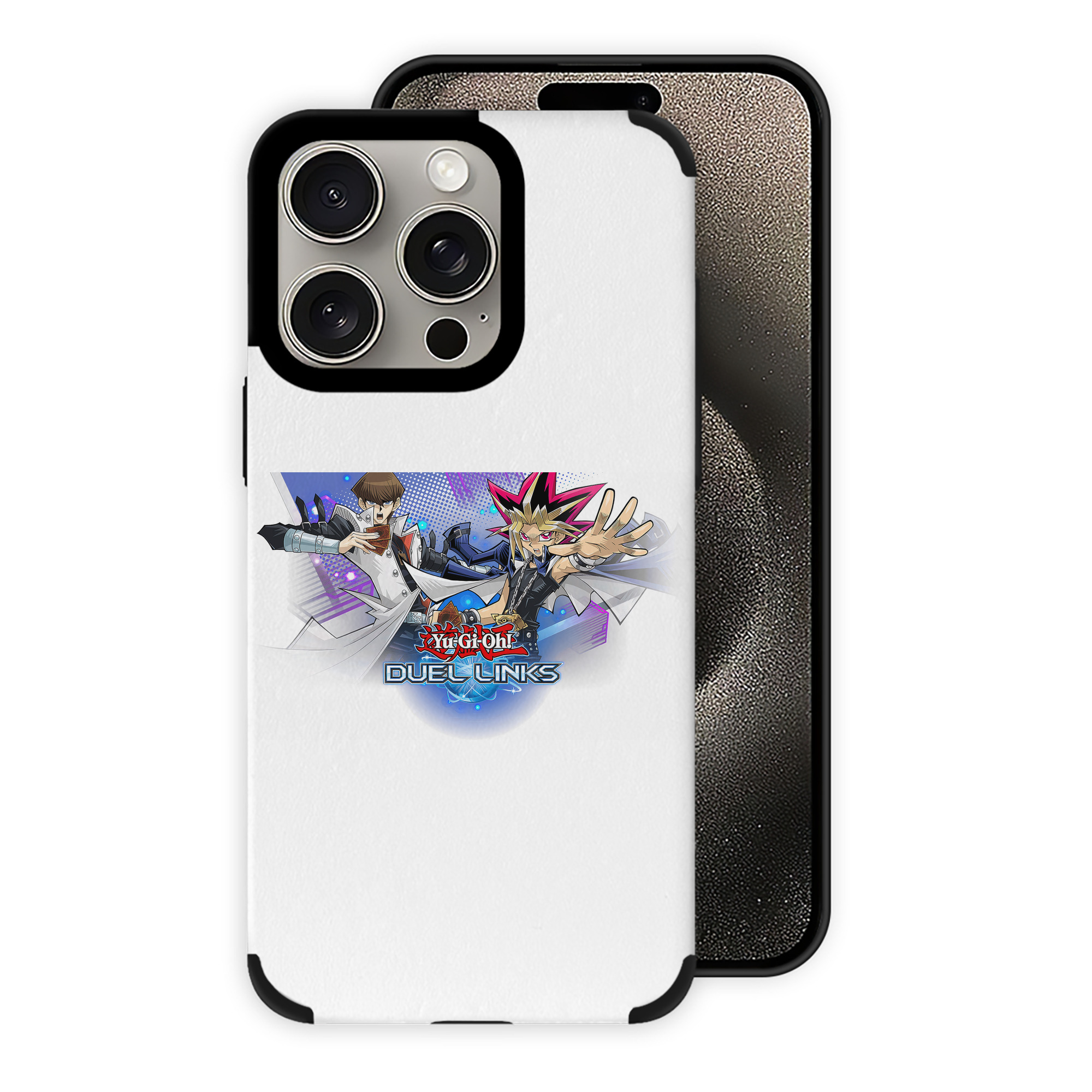 （画像用） 遊☆戯☆王 Yu-Gi-Oh! 【iPhone15ProMax対応】 PUレザー スマホケース 耐衝撃＆黄変防止