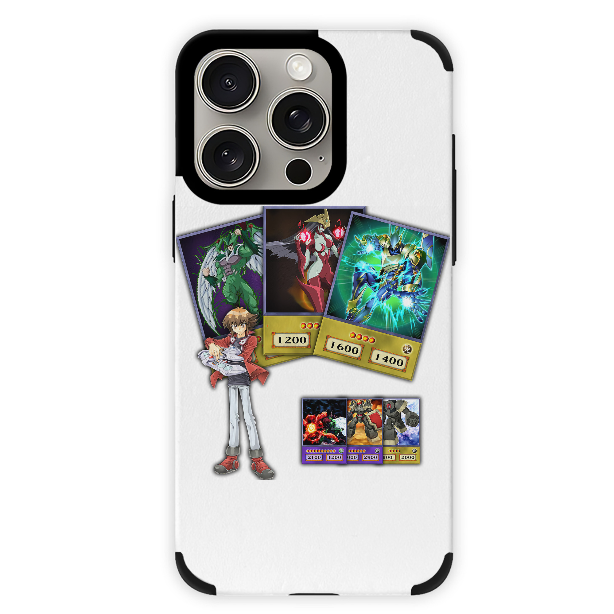 遊☆戯☆王 Yu-Gi-Oh! 【iPhone15ProMax対応】 PUレザー スマホケース 耐衝撃＆黄変防止