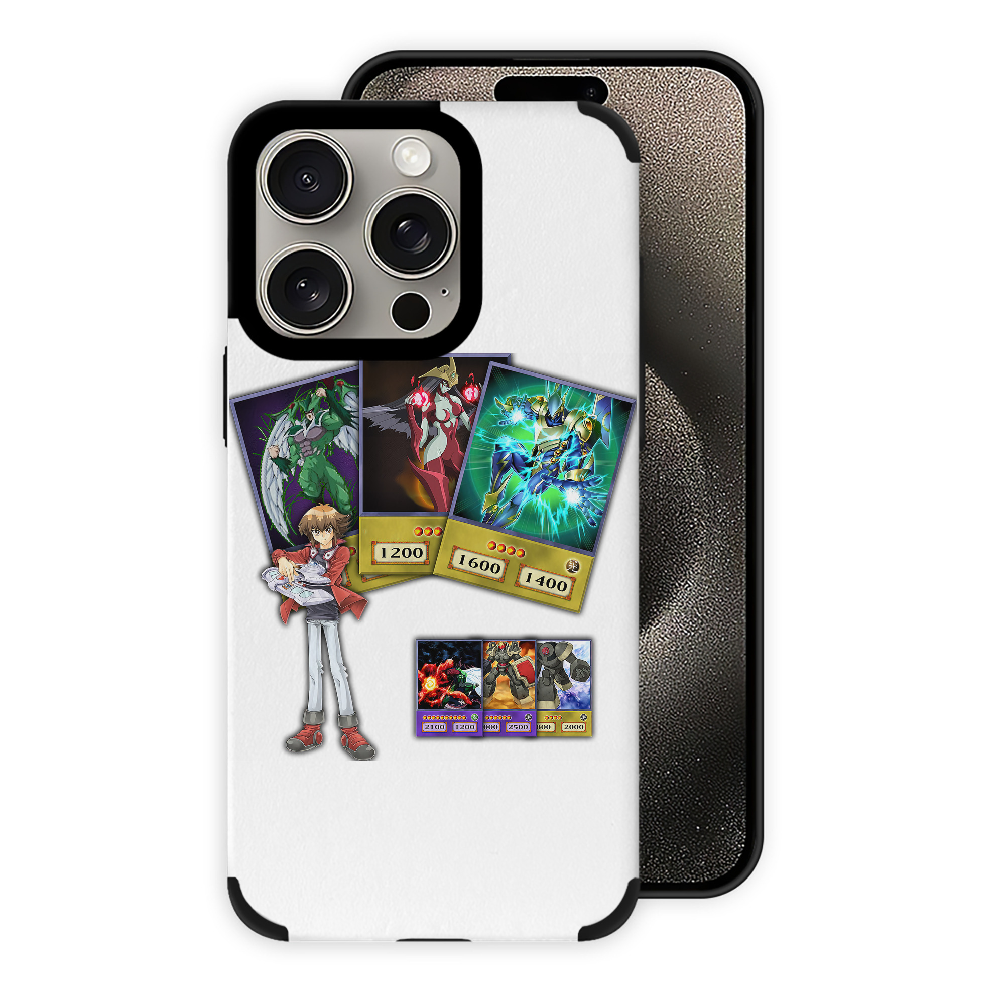 遊☆戯☆王 Yu-Gi-Oh! 【iPhone15ProMax対応】 PUレザー スマホケース 耐衝撃＆黄変防止