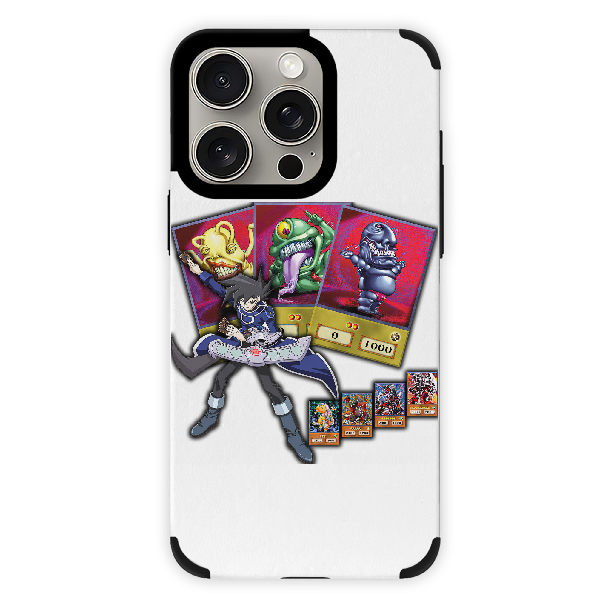 遊☆戯☆王 Yu-Gi-Oh! 【iPhone15ProMax対応】 PUレザー スマホケース 耐衝撃＆黄変防止