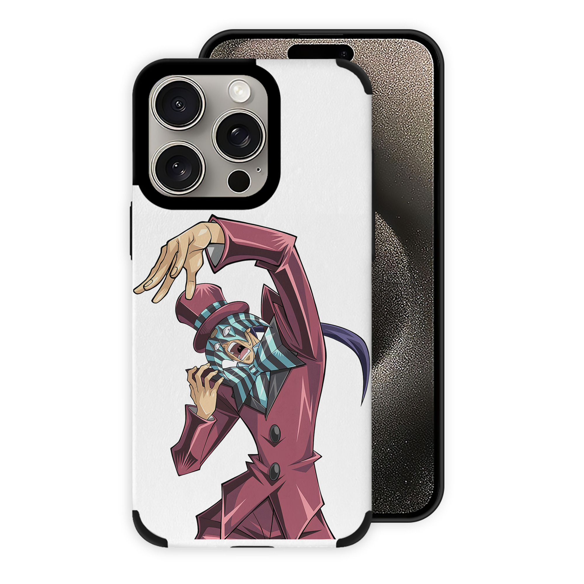 遊☆戯☆王 Yu-Gi-Oh! 【iPhone15ProMax対応】 PUレザー スマホケース 耐衝撃＆黄変防止