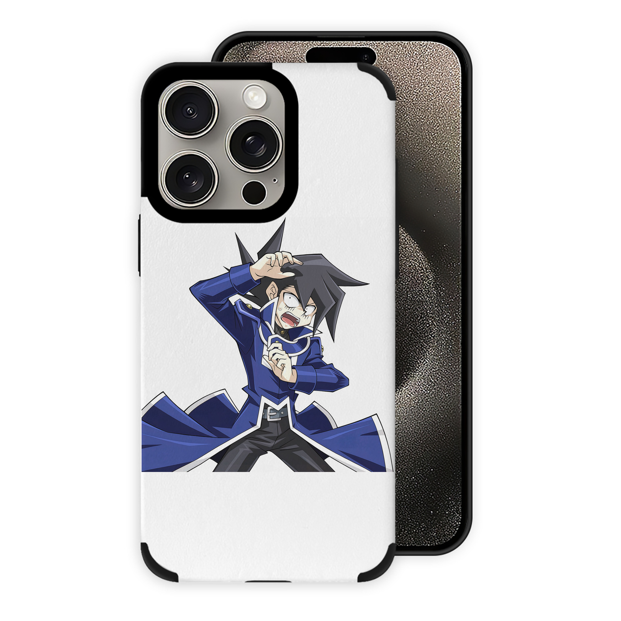 遊☆戯☆王 Yu-Gi-Oh! 【iPhone15ProMax対応】 PUレザー スマホケース 耐衝撃＆黄変防止