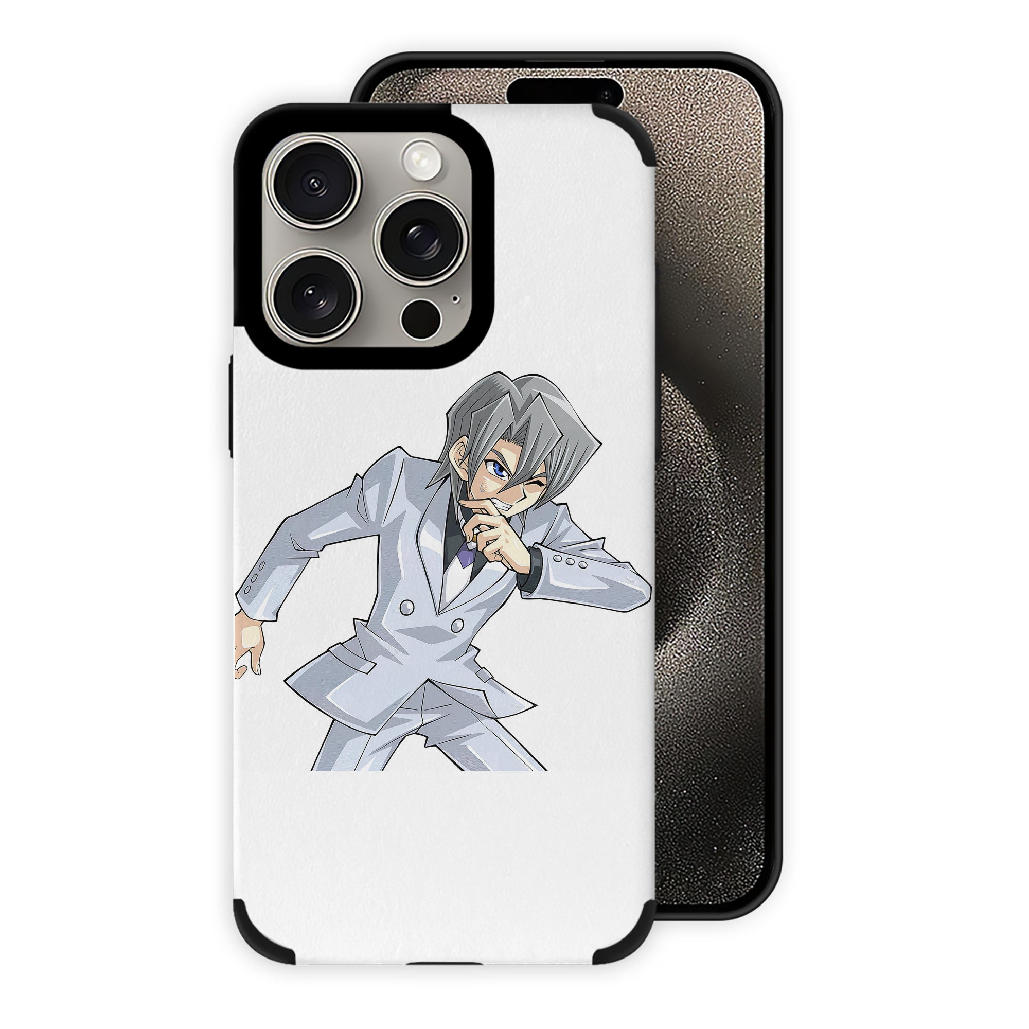 遊☆戯☆王 Yu-Gi-Oh! 【iPhone15ProMax対応】 PUレザー スマホケース 耐衝撃＆黄変防止