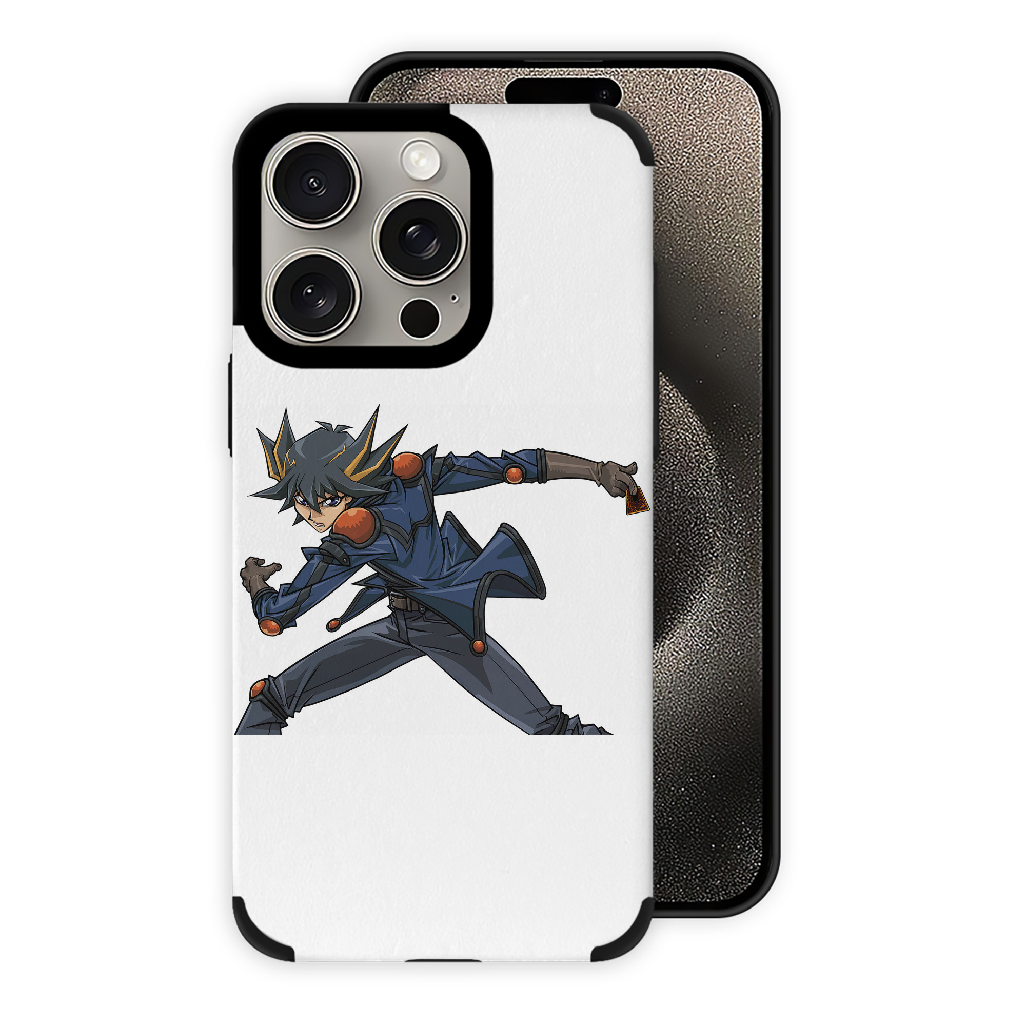 遊☆戯☆王 Yu-Gi-Oh! 【iPhone15ProMax対応】 PUレザー スマホケース 耐衝撃＆黄変防止