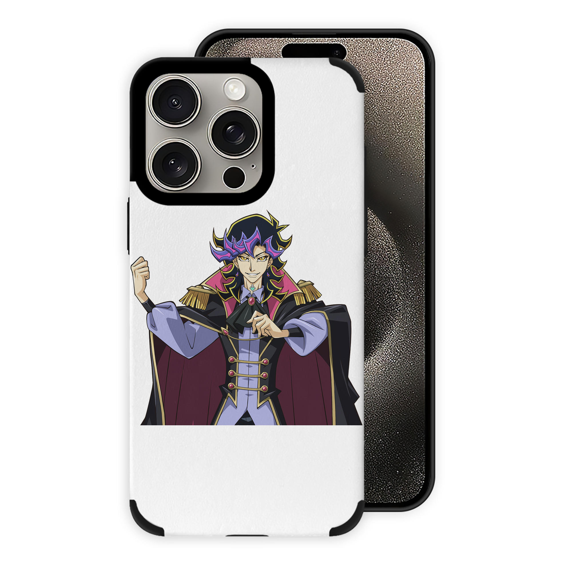 遊☆戯☆王 Yu-Gi-Oh! 【iPhone15ProMax対応】 PUレザー スマホケース 耐衝撃＆黄変防止