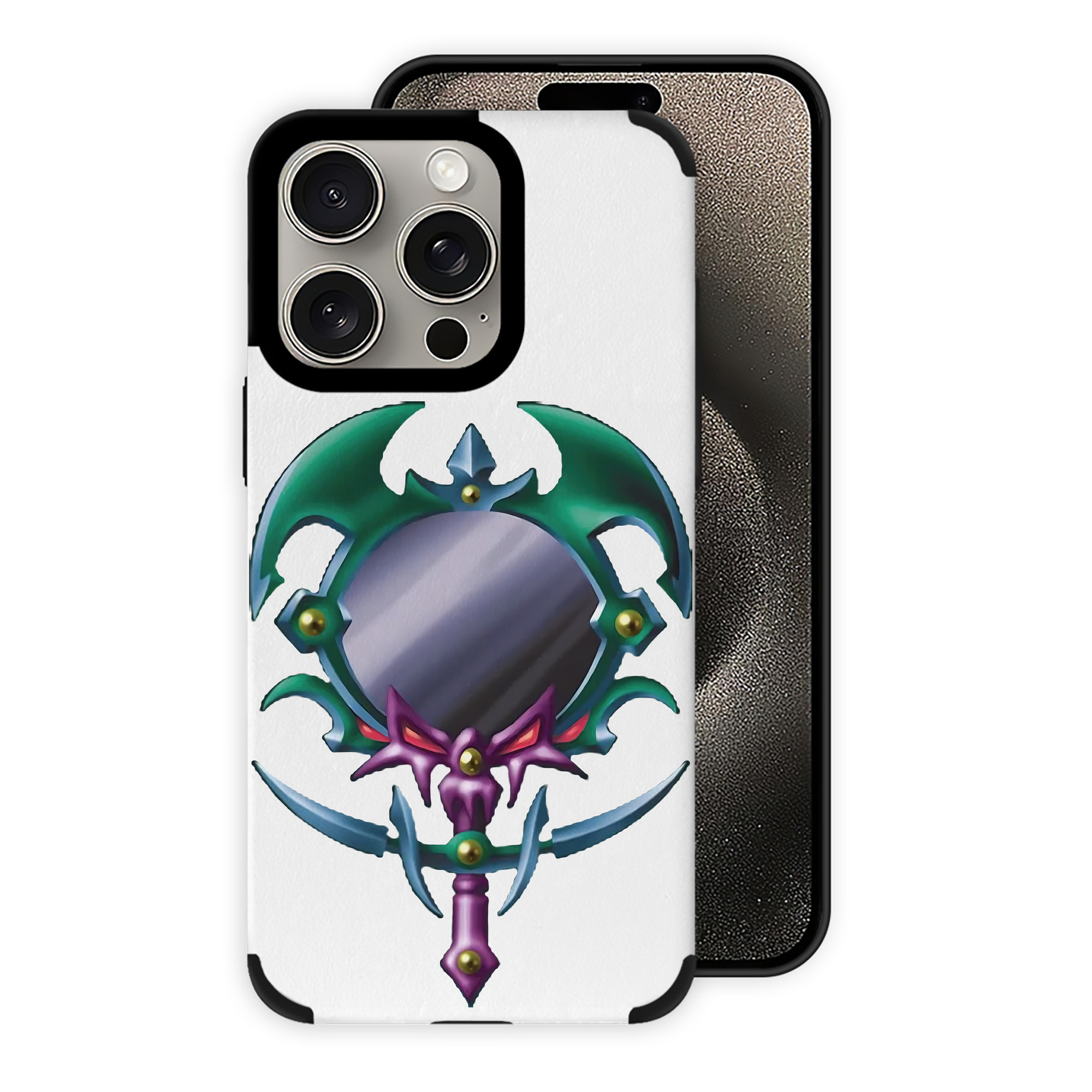 遊☆戯☆王 Yu-Gi-Oh! 【iPhone15ProMax対応】 PUレザー スマホケース 耐衝撃＆黄変防止