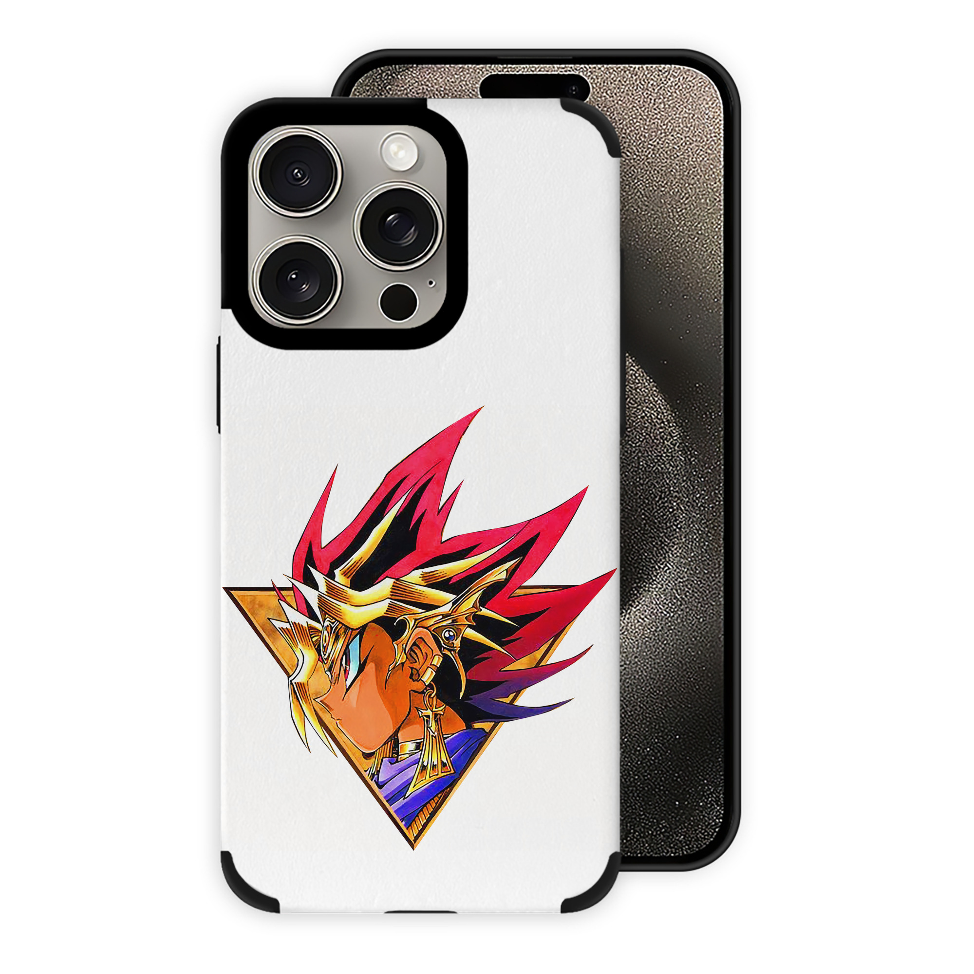 遊☆戯☆王 Yu-Gi-Oh! 【iPhone15ProMax対応】 PUレザー スマホケース 耐衝撃＆黄変防止