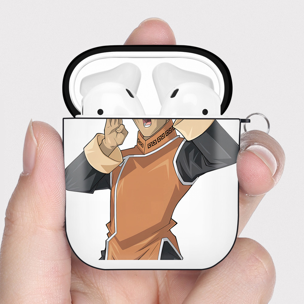 （画像用） 遊☆戯☆王 Yu-Gi-Oh! AirPods 第2世代保護ケース ハードシェル ブラック 耐衝撃・防指紋・カラビナ付き