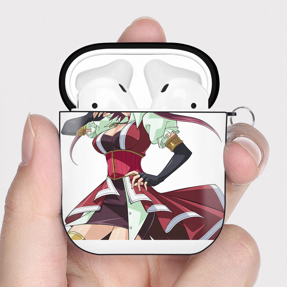 （画像用） 遊☆戯☆王 Yu-Gi-Oh! AirPods 第2世代保護ケース ハードシェル ブラック 耐衝撃・防指紋・カラビナ付き