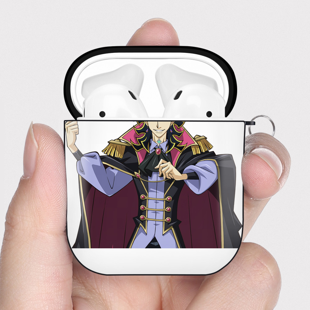 （画像用） 遊☆戯☆王 Yu-Gi-Oh! AirPods 第2世代保護ケース ハードシェル ブラック 耐衝撃・防指紋・カラビナ付き