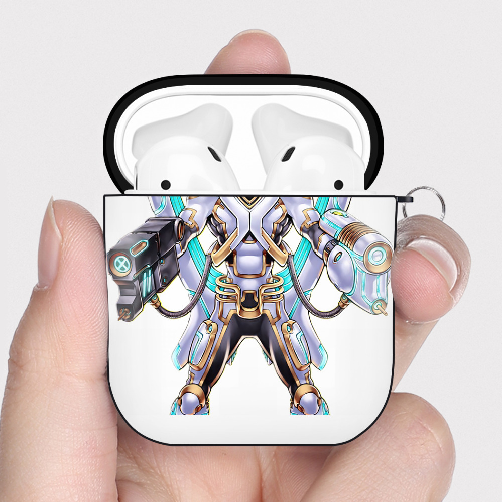 （画像用） 遊☆戯☆王 Yu-Gi-Oh! AirPods 第2世代保護ケース ハードシェル ブラック 耐衝撃・防指紋・カラビナ付き