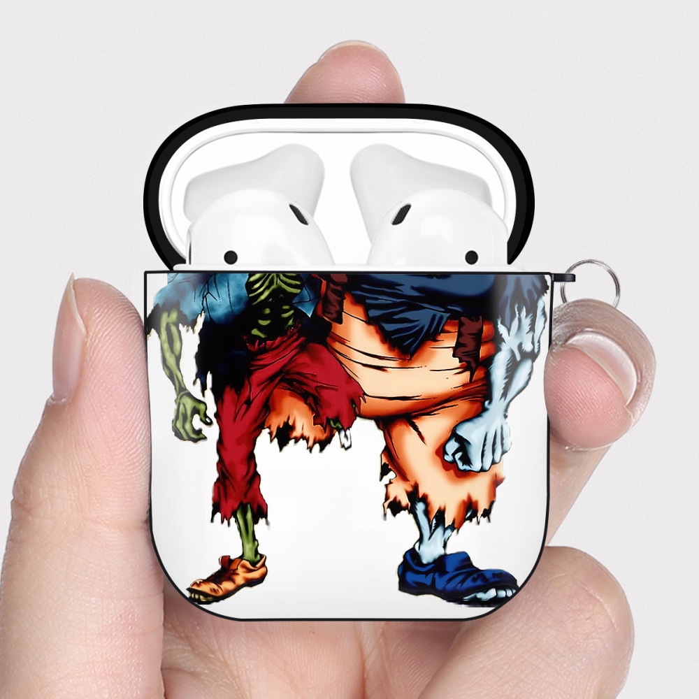 （画像用） 遊☆戯☆王 Yu-Gi-Oh! AirPods 第2世代保護ケース ハードシェル ブラック 耐衝撃・防指紋・カラビナ付き