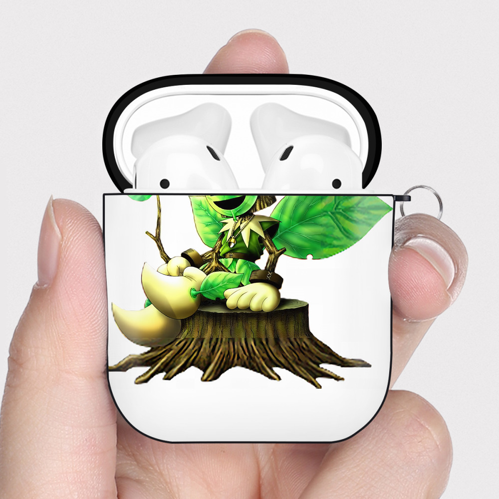 （画像用） 遊☆戯☆王 Yu-Gi-Oh! AirPods 第2世代保護ケース ハードシェル ブラック 耐衝撃・防指紋・カラビナ付き