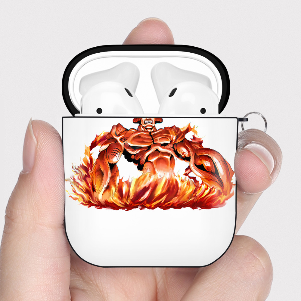 （画像用） 遊☆戯☆王 Yu-Gi-Oh! AirPods 第2世代保護ケース ハードシェル ブラック 耐衝撃・防指紋・カラビナ付き