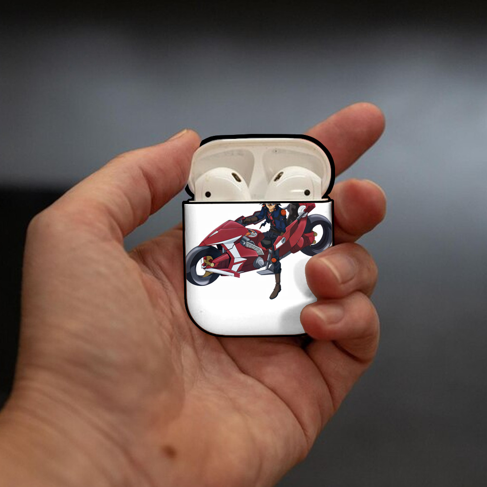 遊☆戯☆王 Yu-Gi-Oh! AirPods 第2世代保護ケース ハードシェル ブラック 耐衝撃・防指紋・カラビナ付き