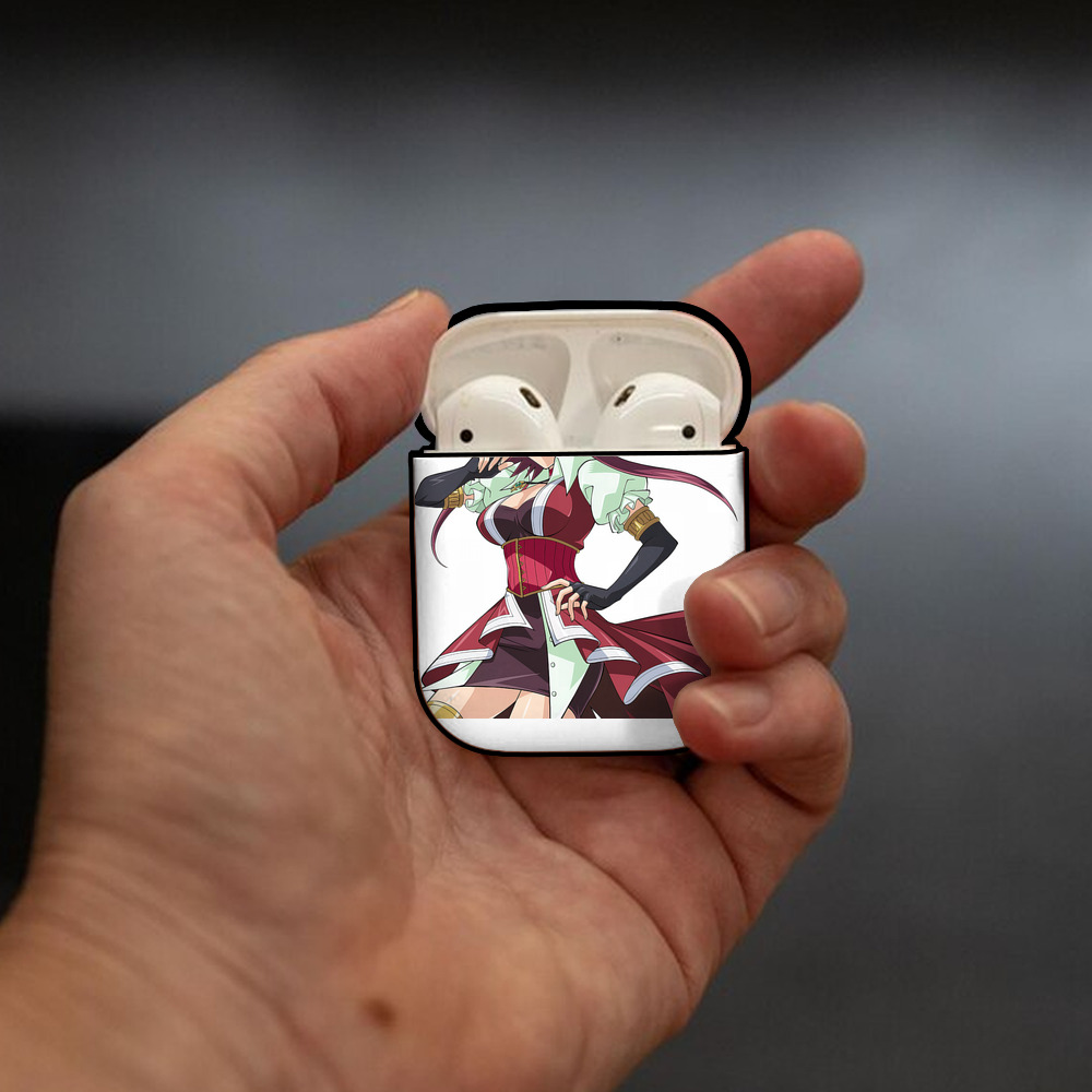 遊☆戯☆王 Yu-Gi-Oh! AirPods 第2世代保護ケース ハードシェル ブラック 耐衝撃・防指紋・カラビナ付き