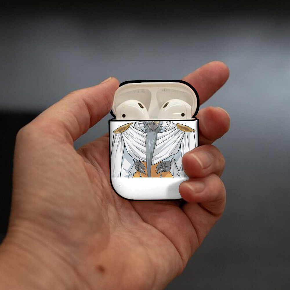 遊☆戯☆王 Yu-Gi-Oh! AirPods 第2世代保護ケース ハードシェル ブラック 耐衝撃・防指紋・カラビナ付き
