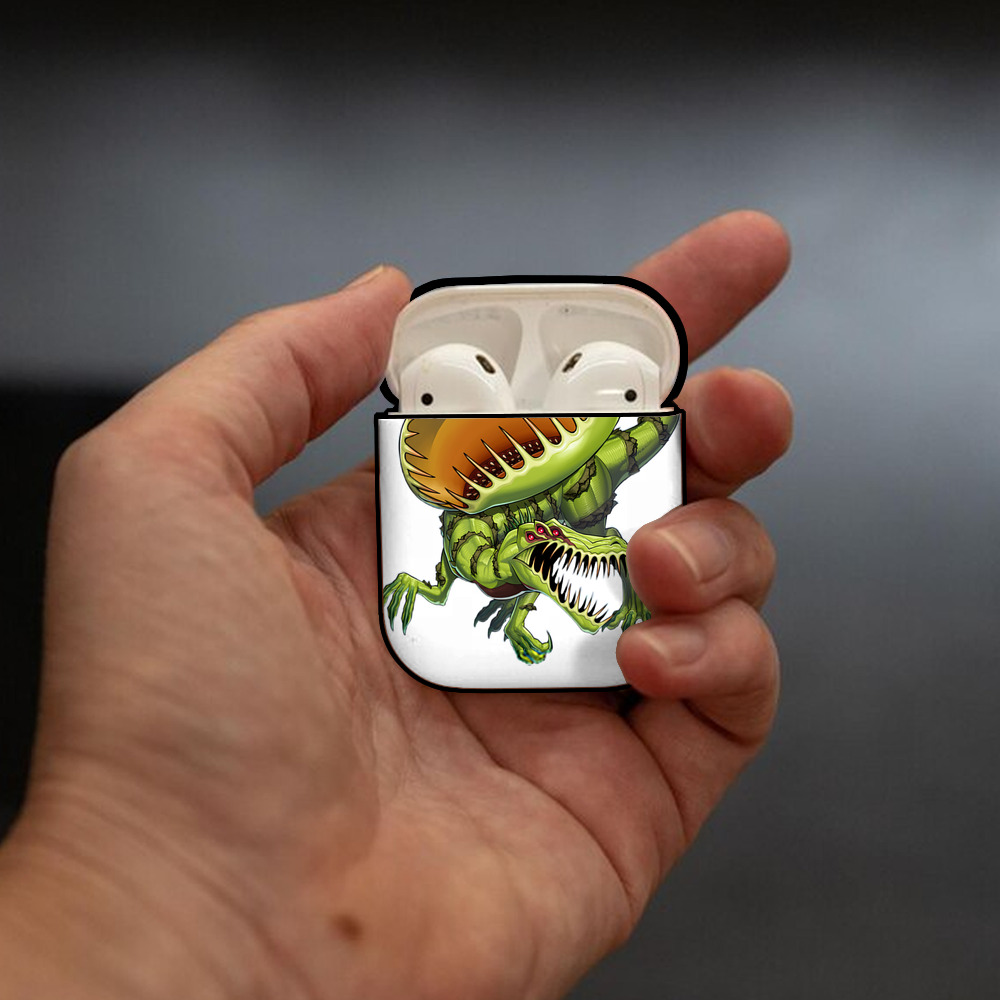 遊☆戯☆王 Yu-Gi-Oh! AirPods 第2世代保護ケース ハードシェル ブラック 耐衝撃・防指紋・カラビナ付き