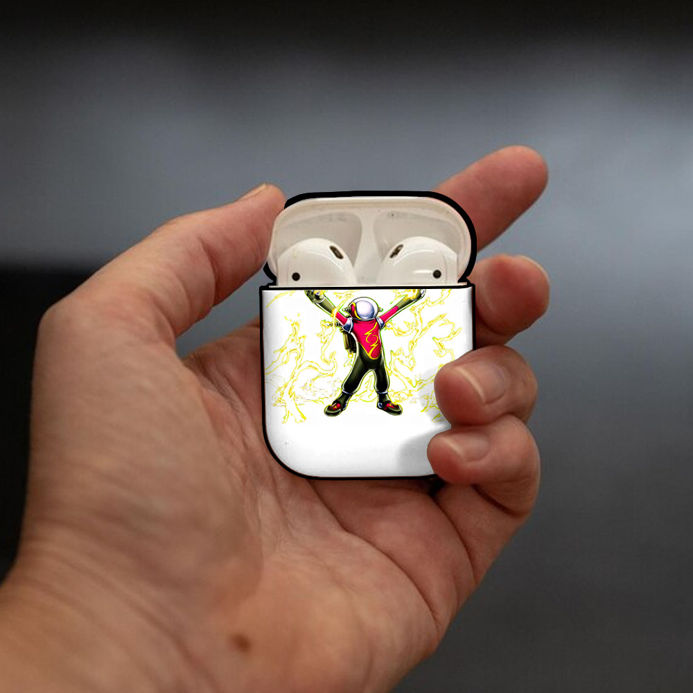 遊☆戯☆王 Yu-Gi-Oh! AirPods 第2世代保護ケース ハードシェル ブラック 耐衝撃・防指紋・カラビナ付き