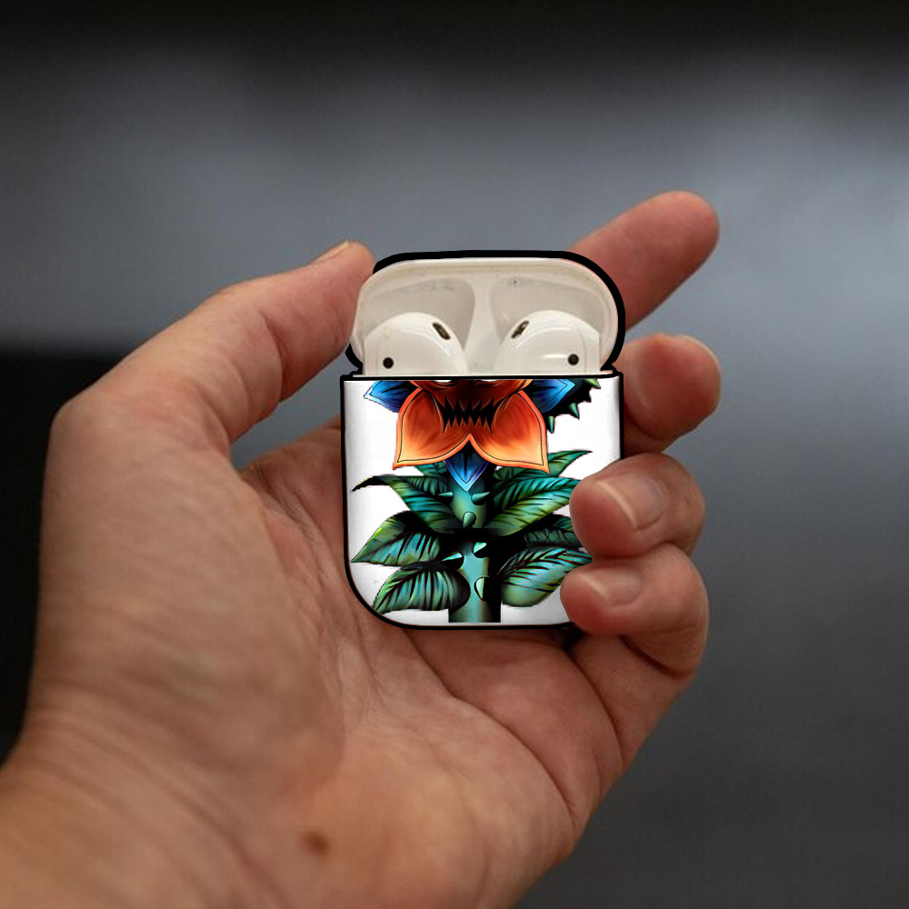 遊☆戯☆王 Yu-Gi-Oh! AirPods 第2世代保護ケース ハードシェル ブラック 耐衝撃・防指紋・カラビナ付き