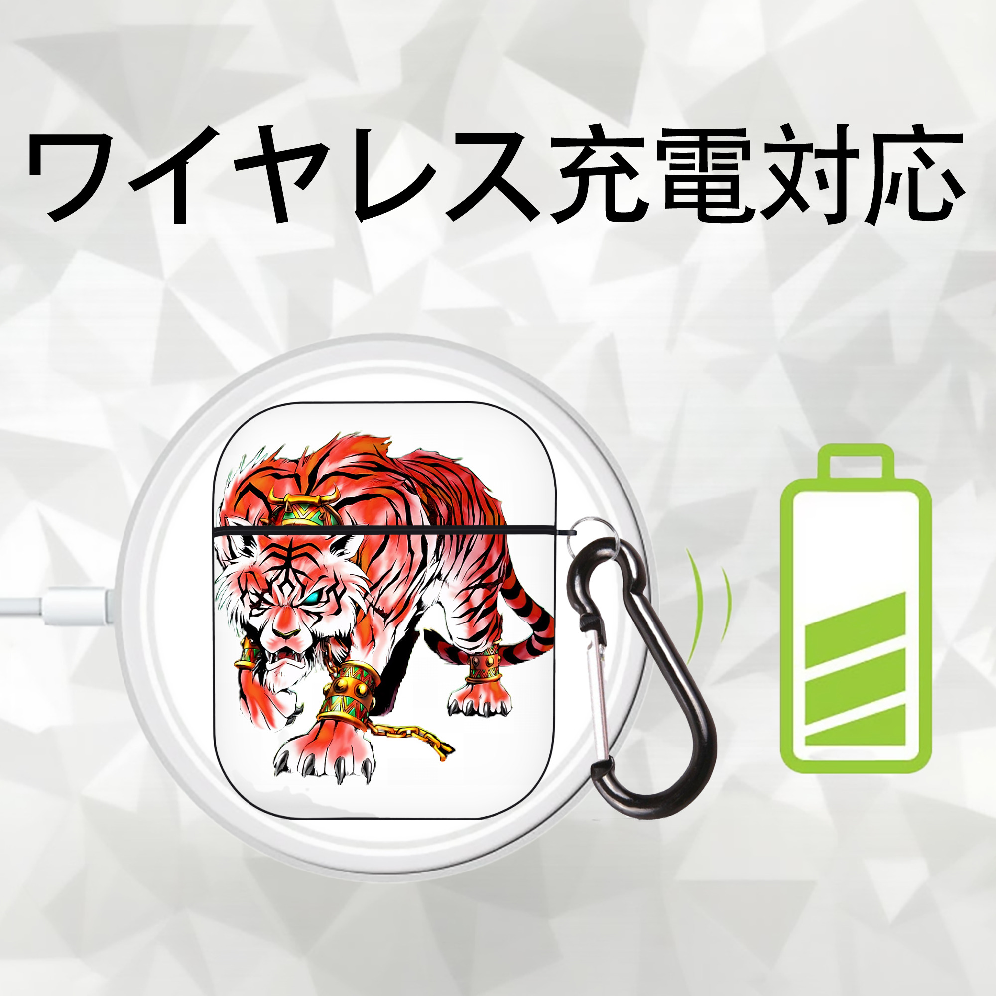 遊☆戯☆王 Yu-Gi-Oh! AirPods 第2世代保護ケース ハードシェル ブラック 耐衝撃・防指紋・カラビナ付き