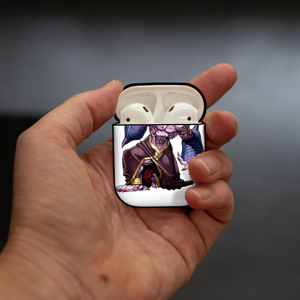 遊☆戯☆王 Yu-Gi-Oh! AirPods 第2世代保護ケース ハードシェル ブラック 耐衝撃・防指紋・カラビナ付き