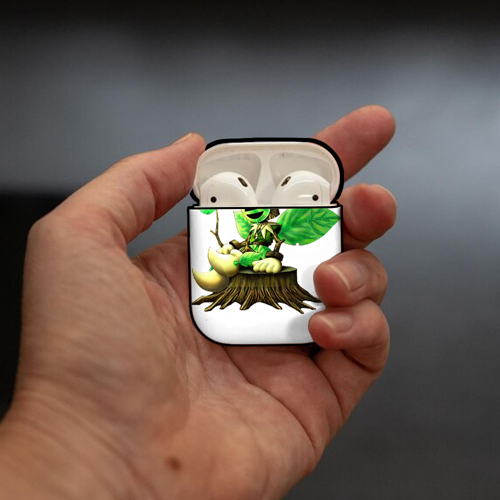 遊☆戯☆王 Yu-Gi-Oh! AirPods 第2世代保護ケース ハードシェル ブラック 耐衝撃・防指紋・カラビナ付き