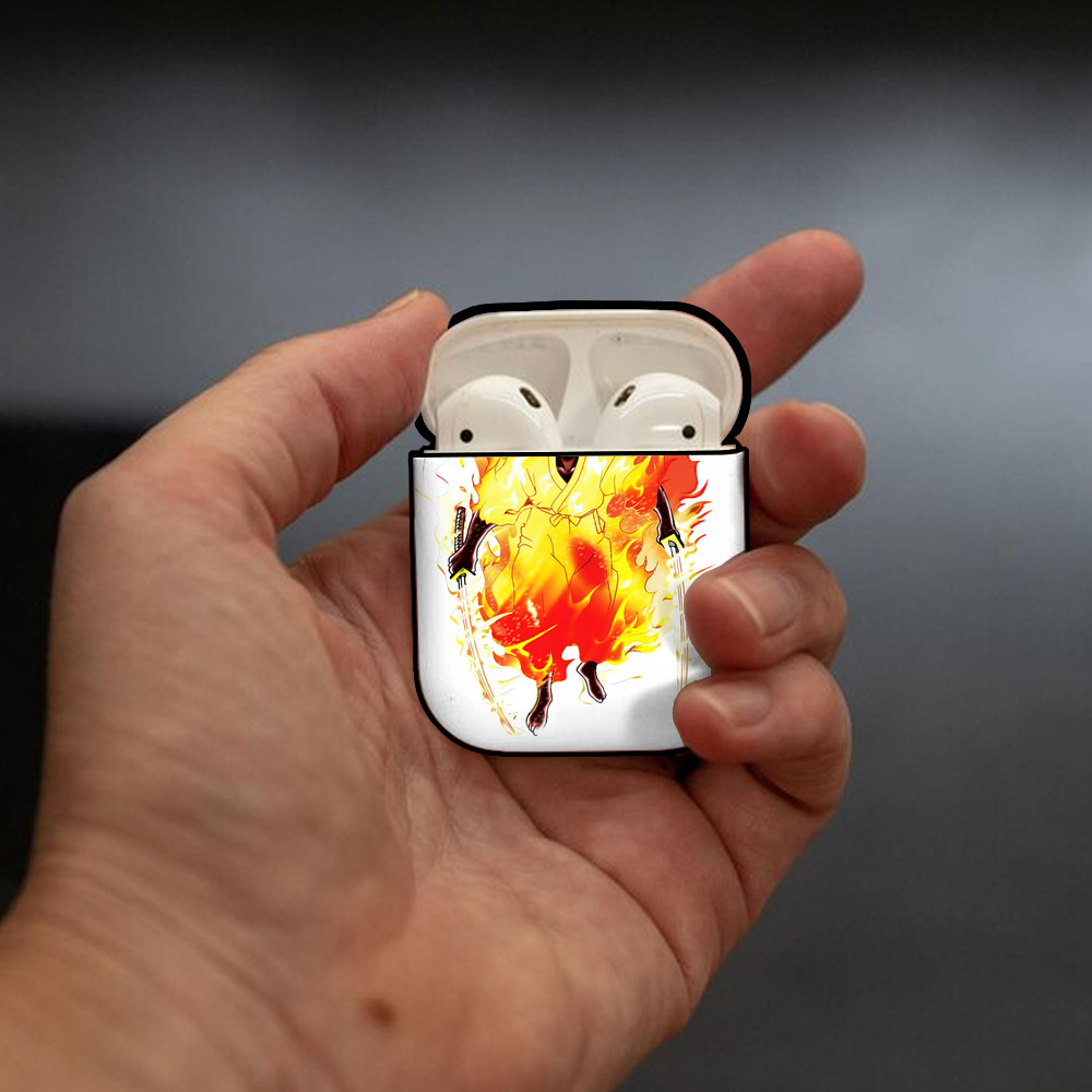 遊☆戯☆王 Yu-Gi-Oh! AirPods 第2世代保護ケース ハードシェル ブラック 耐衝撃・防指紋・カラビナ付き
